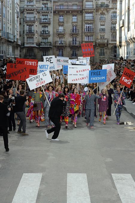 Karl Lagerfeld stages a feminist revolution at Chanel SS15 